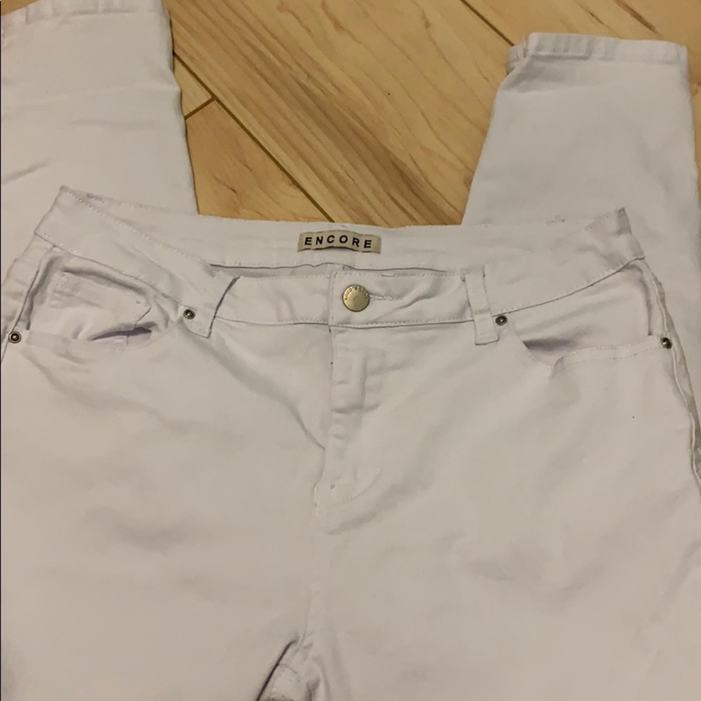 White Encore jeans